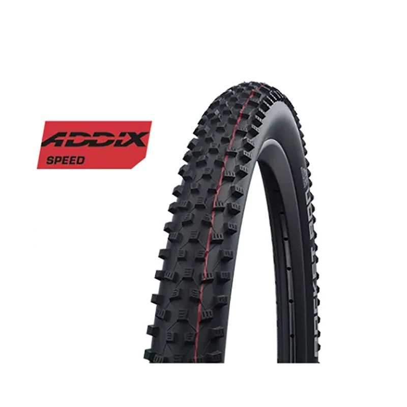 Reifen Schwalbe Rocket Ron HS438 Evolution Super Race Tubeless Addix Speed Faltbar Schwarz