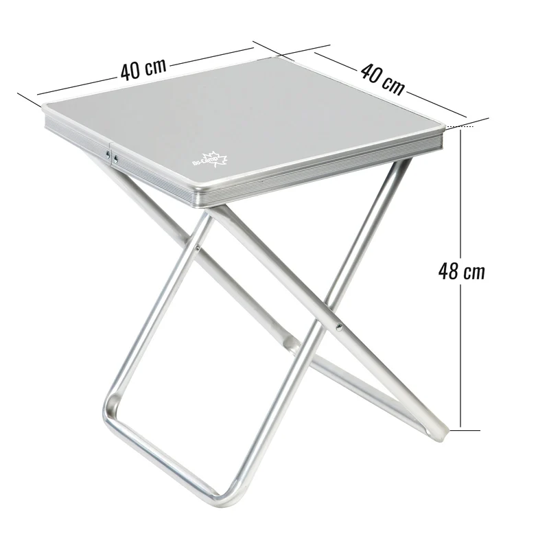 Alu Campingstuhl, klappbar, leicht, 100 Kg belastbar, bequem inkl Tischplatte