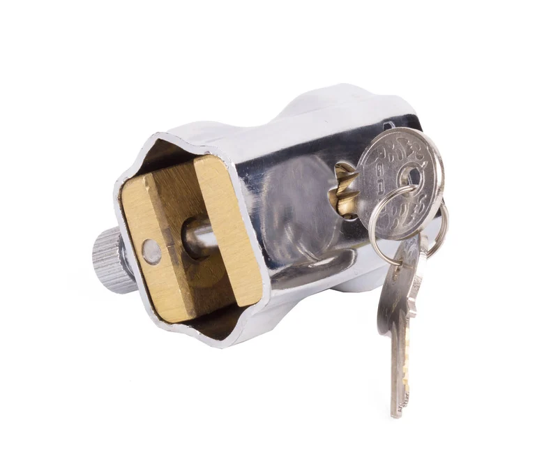 GAD-Star Schloss 10 mm Messing – Sicherheit für Fahrrad/Schuppen