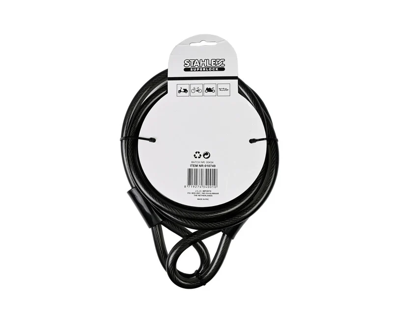 Isoliertes Stahlseil 12 mm x 2 m, ideal für Bau und Industrie
