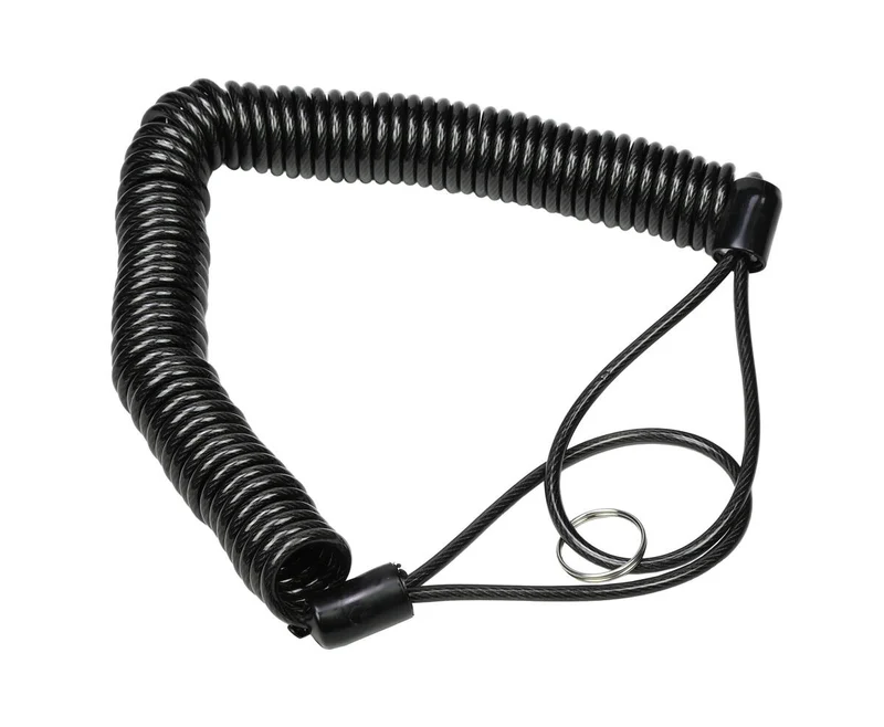 Isoliertes Stahlseil 4mm x 5m, mit Schlaufen zur sicheren Befestigung