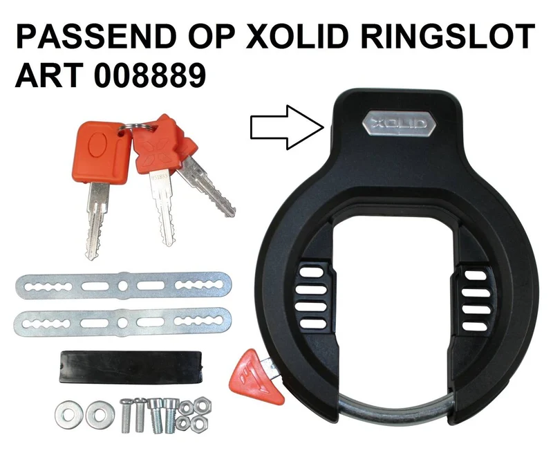Xolid Einsteckkabel 10x1400mm Matt, für Rahmenschloss 008889 Sicherung
