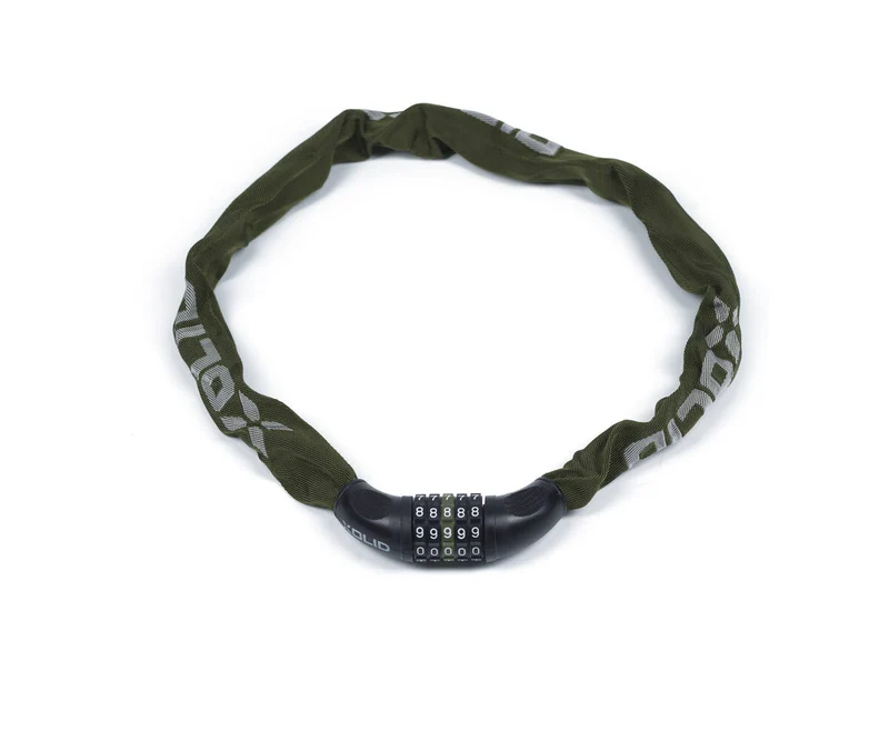 Xolid Zahlenschloss 6x900 mm Army Green für Fahrradsicherung