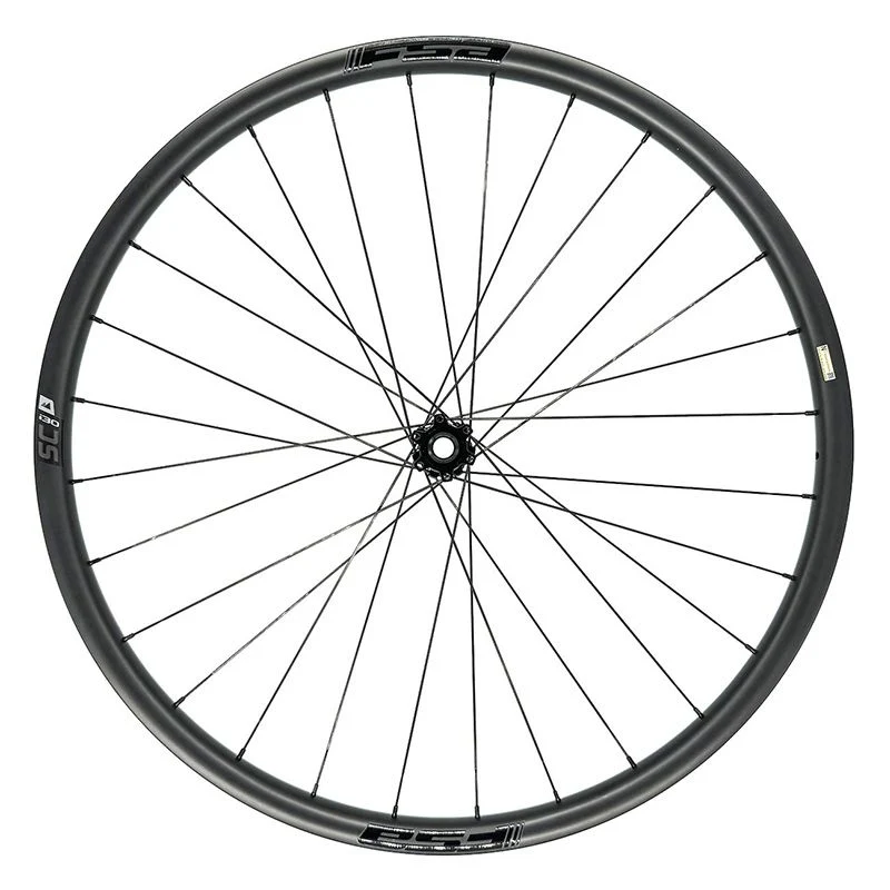 Laufradsatz FSA NS SC i30 Scheibenbremse 6-Loch Tubeless Hookless Shimano 12v Carbon Schwarz