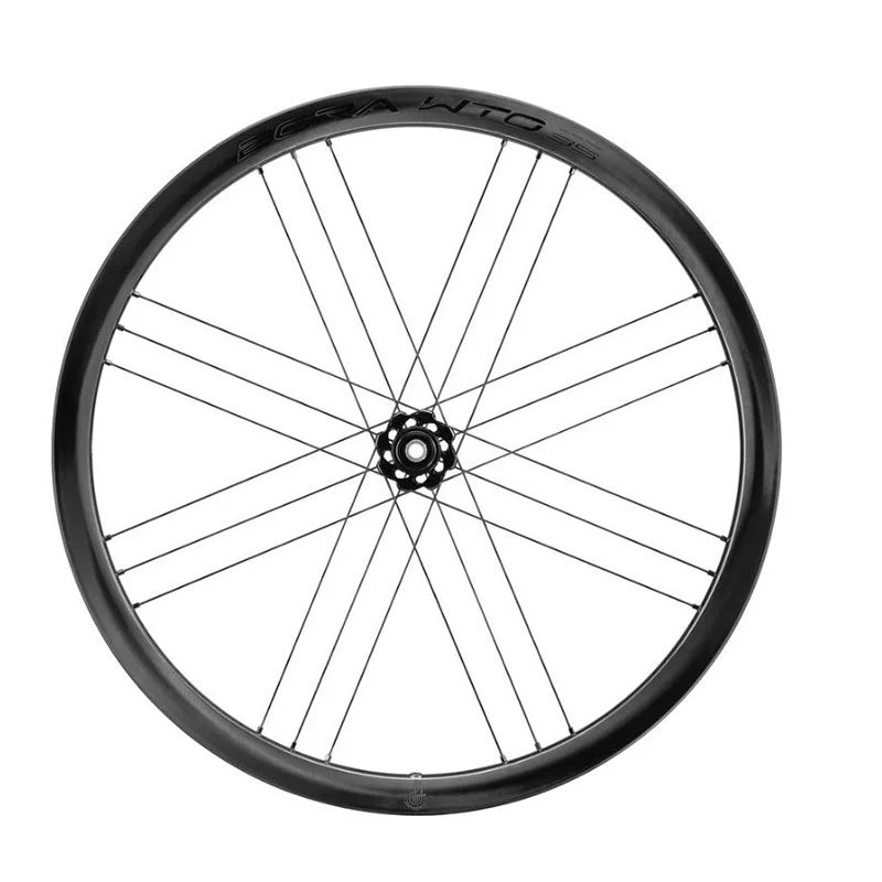 Laufradsatz Campagnolo Bora WTO 35 2WF C23 Tubeless Ready Scheibenbremse Center Lock XDR Carbon Schwarz