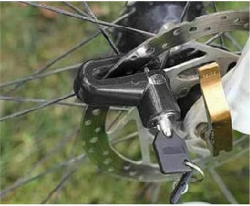 Scheibenbremsschloss 170mm 5,5mm Bolzen + Halterung für Motorrad/Roller/Fahrrad