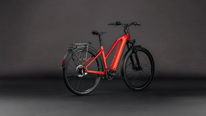 Cube Touring Hybrid Comfort SLX 800 Wh E-Bike Trapeze 28" chilli´n´chrome