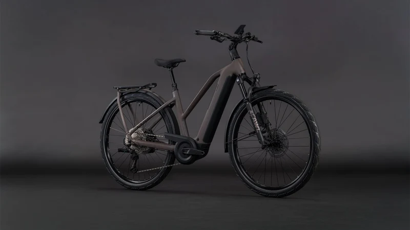 Cube Kathmandu Hybrid EXC ABS 800 Wh E-Bike Trapeze 28" cedar´n´chrome
