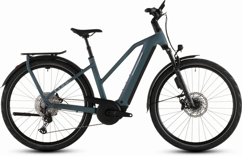 Cube Kathmandu Hybrid EXC ABS 800 Wh E-Bike Trapeze 28" smaragdgrey´n´prism