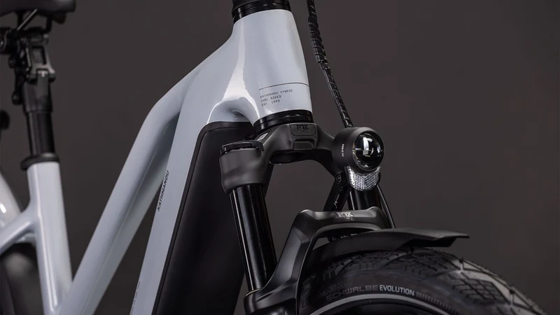 Cube Kathmandu Hybrid SLX 800 Wh E-Bike Trapeze 28" foggrey´n´grey