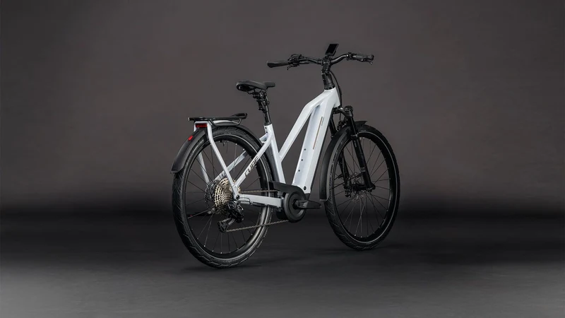 Cube Kathmandu Hybrid SLX 800 Wh E-Bike Trapeze 28" foggrey´n´grey