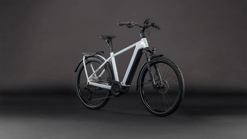 Cube Kathmandu Hybrid SLX 800 Wh E-Bike Diamant 28" foggrey´n´grey