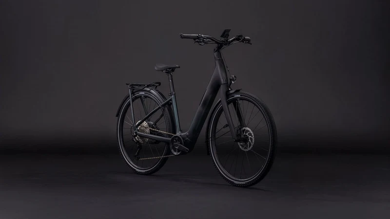 Cube Kathmandu Hybrid C:62 SLX 400 Wh X E-Bike Easy Entry 28" liquidblack´n´bluedust