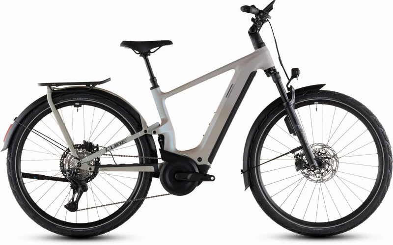Cube Kathmandu Hybrid One11 HPC SLT 800 Wh E-Bike Diamant 28" glintsand´n´oatgrey