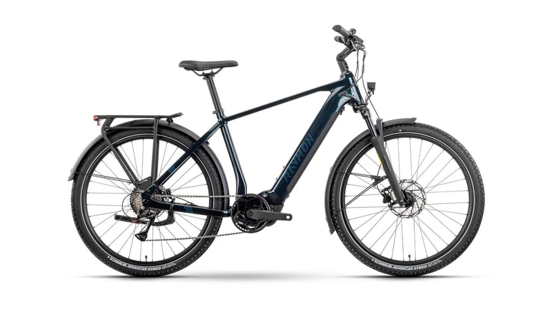 Raymon Tourray 630 Wh E-Bike Diamant 27,5" nebular blue/chrome