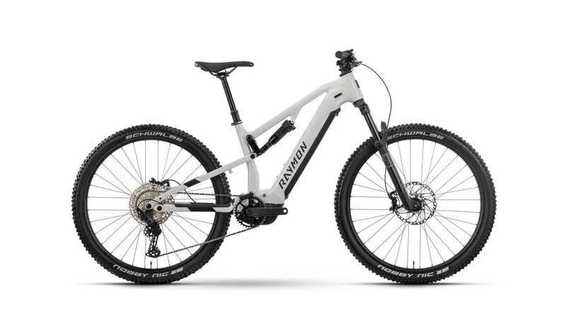 Raymon Trailray 120 Ultra 800 Wh E-Bike Fully 29" bianco/black/silver