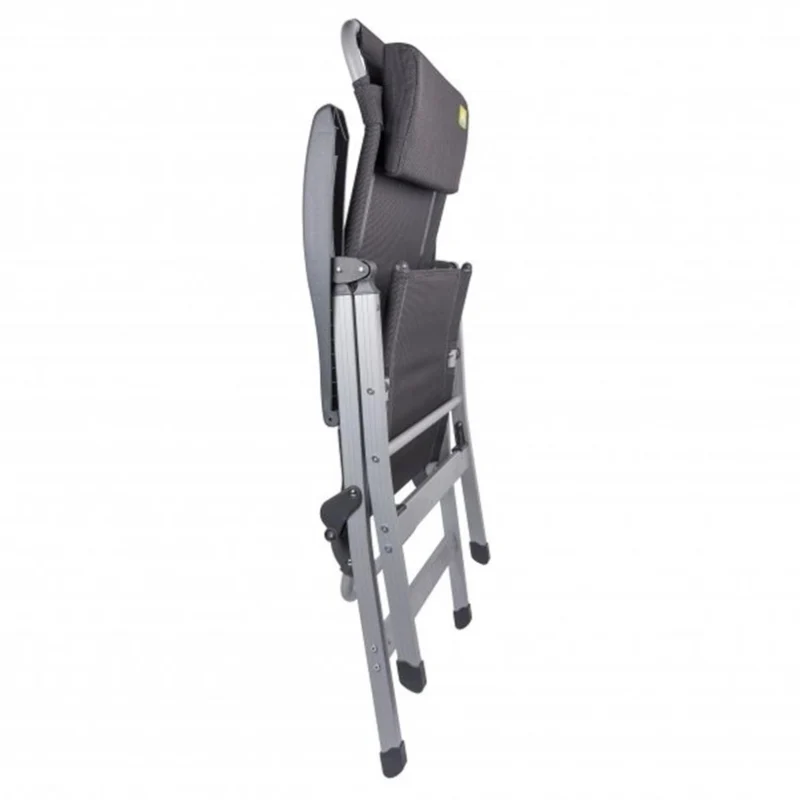 Via Mondo Campingstuhl Comfort II, Alu Klappstuhl mit 7 Pos. inkl. Kopfstütze