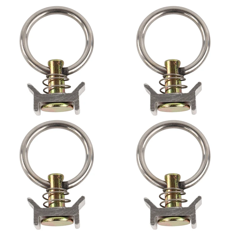 Zurrschienen Alu 60cm 2er Set inkl 4x Fitting mit Öse & Befestigungsmaterial