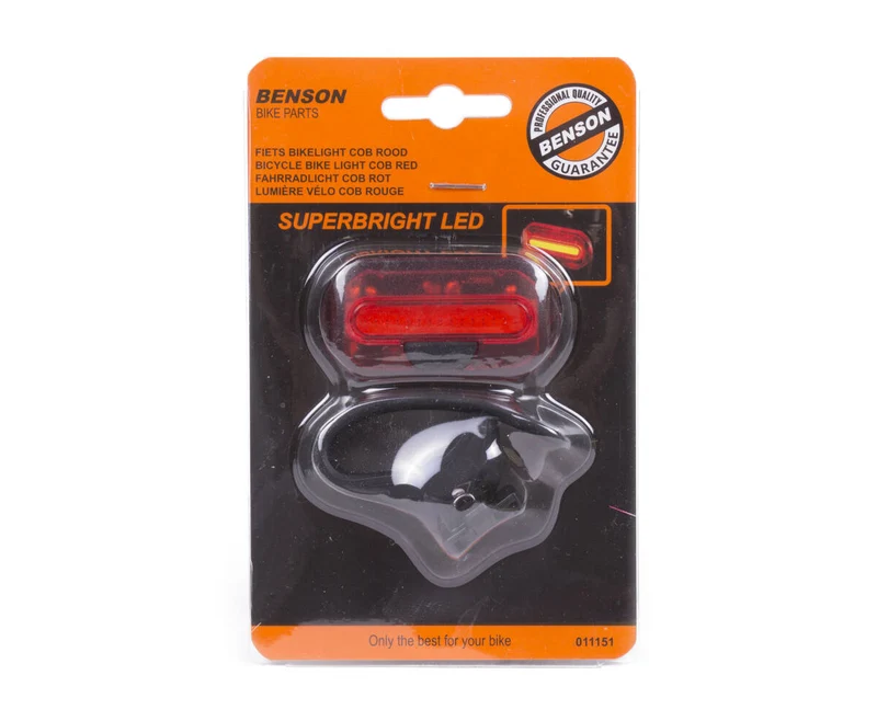 Fahrradlicht COB Rot - 15 LEDs, 3 Modi, einfache Montage, sicheres Radfahren