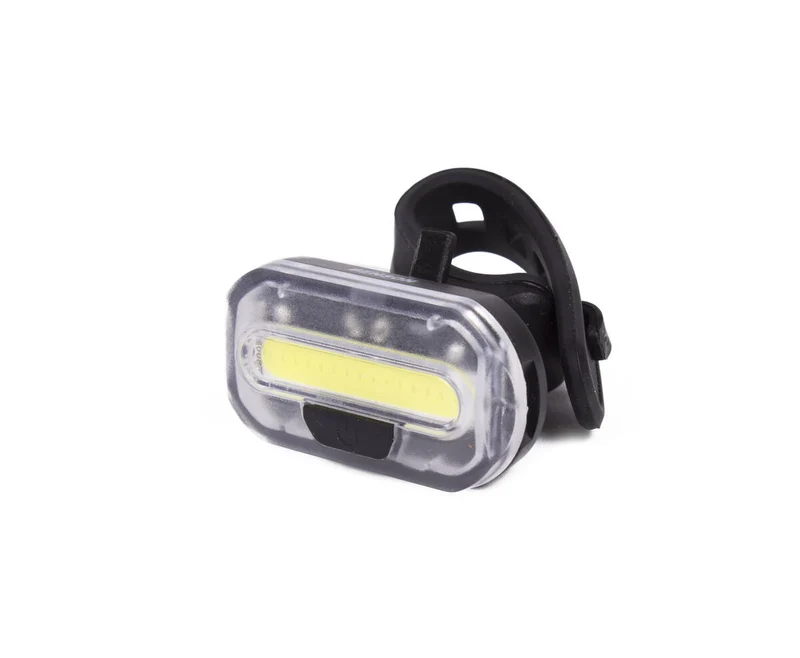 Fahrradlicht COB Weiß - 15 LED, 3 Modi, Silikonband, inkl. Batterien
