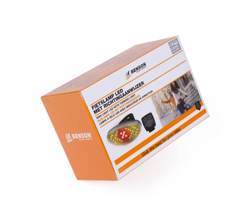 LED-Fahrradlicht 3,7V/800mAh mit Blinker und Fernbedienung