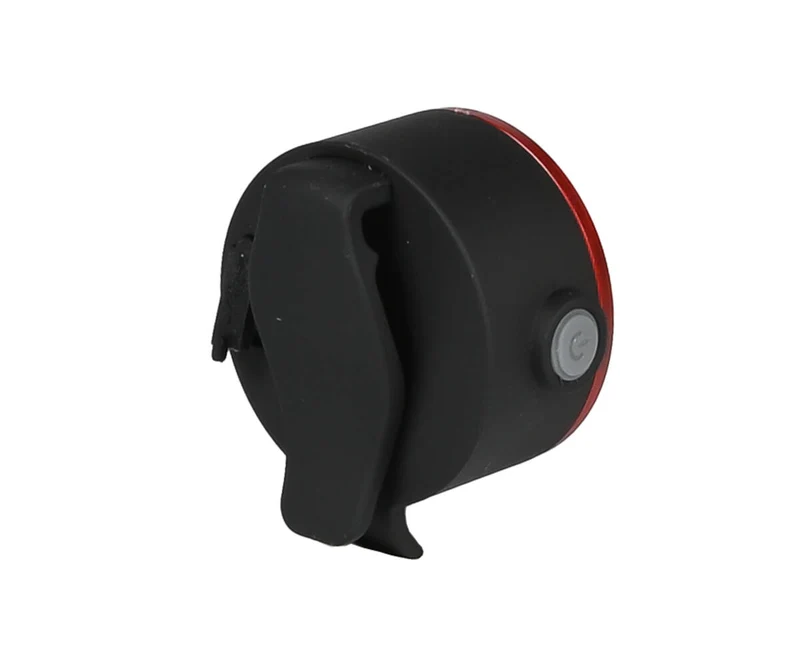 USB-aufladbare rote LED-Fahrradlampe mit Clip für sicheres Radfahren