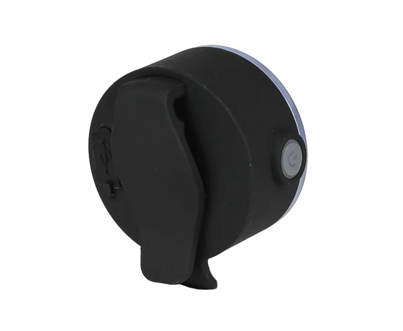 USB-aufladbare Fahrradlampe Weiß, 300 mAh, inklusive Clip, helles Licht