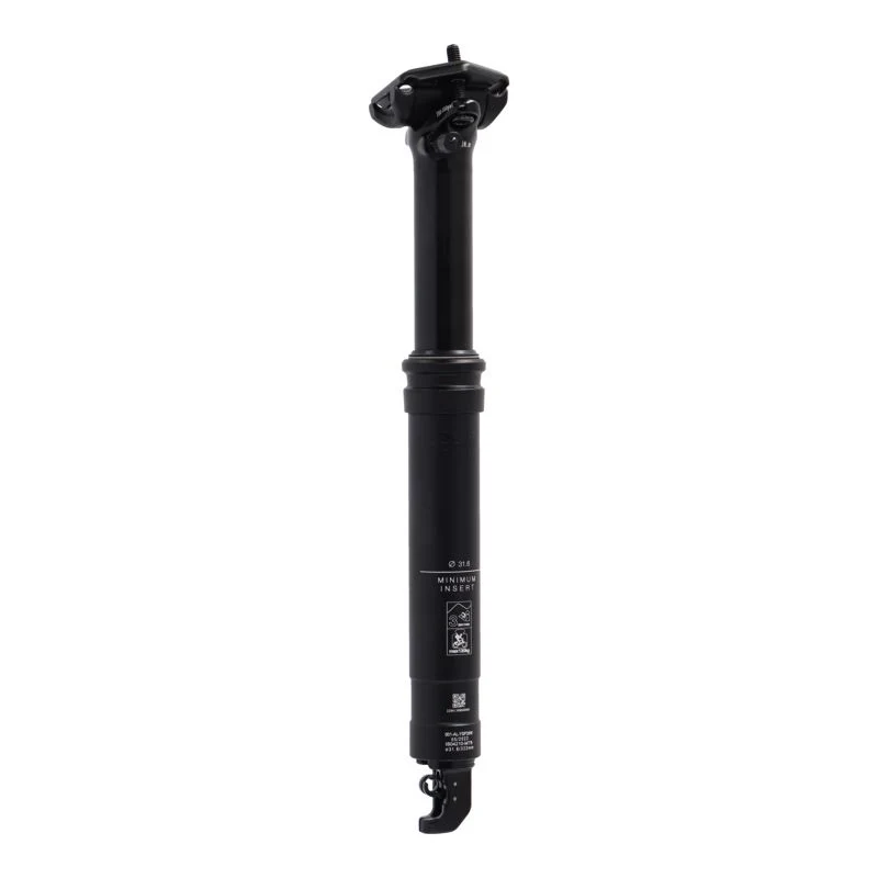 Gefederte Vario-Sattelstütze Xlc SP-S14 340mm 80mm Hub ICR Aluminium Schwarz