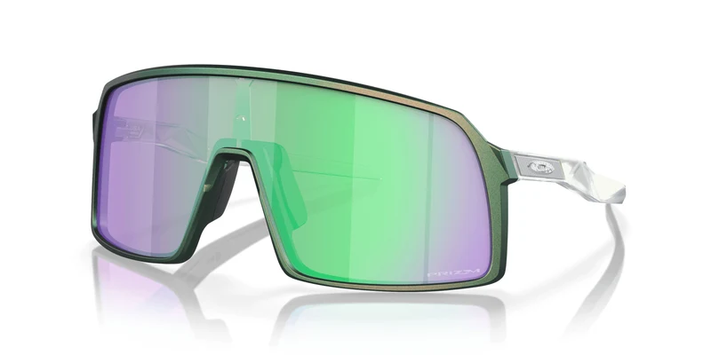Sutro Discover Collection Sonnenbrille Oakley Silver Green Colorshift Lens Prizm Road Jade