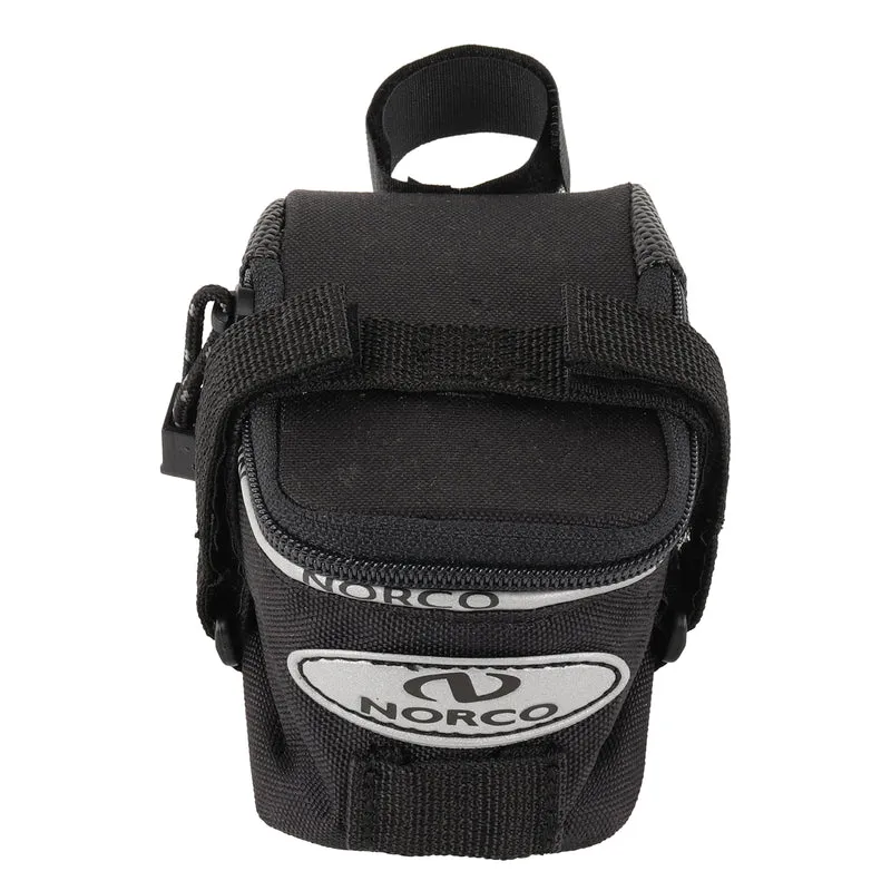 Satteltasche NORCO, 0,4 Liter Packvolumen, ca. 80 g, schwarz