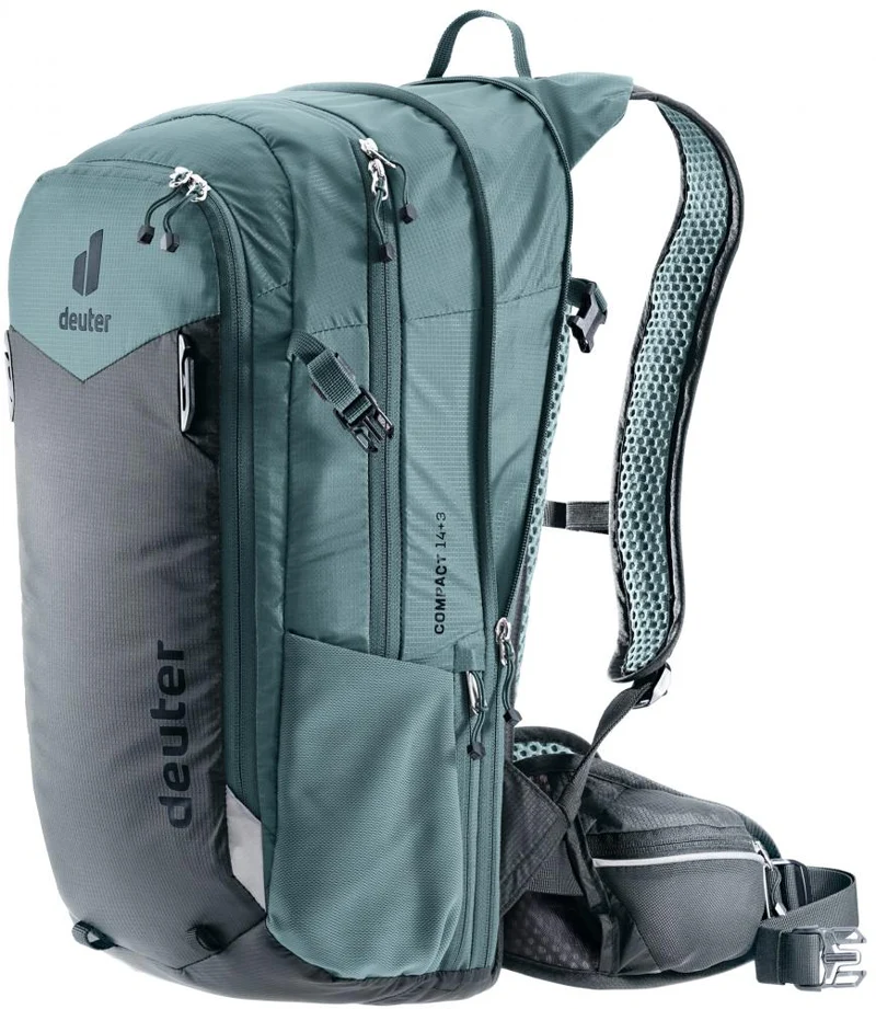 Deuter Compact 14+3 Fahrradrucksack 860 g Graphite - Leicht & ergonomisch