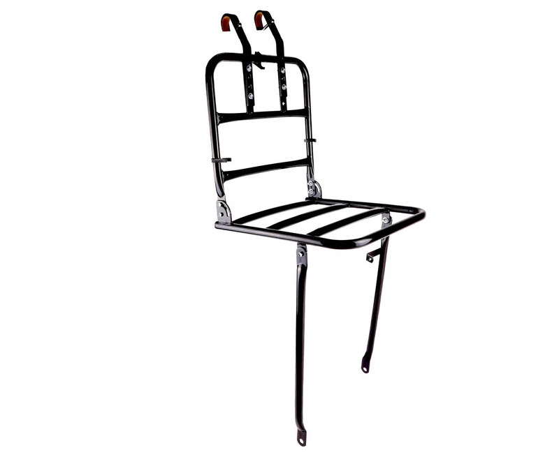 Fahrrad-Frontgepäckträger 28" + Halterung Schwarz