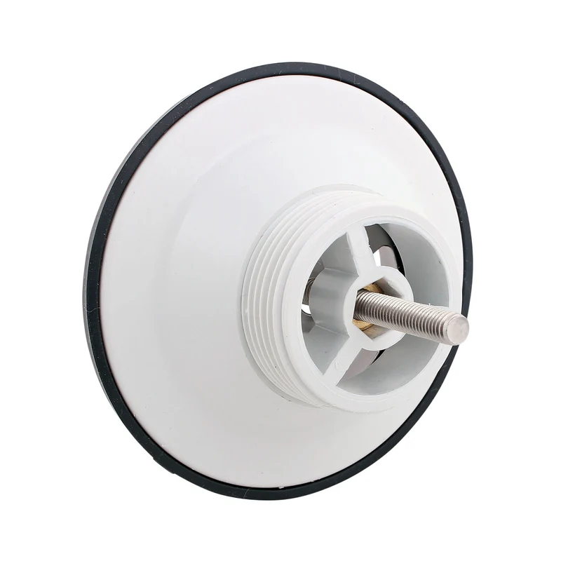 Ablaufgarnitur Edelstahl Ø 50mm mit 42 mm Gewindeabgang für Camping Siphon