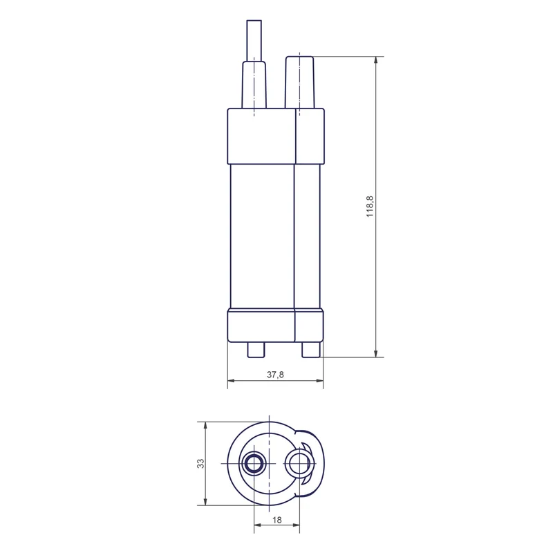 12V Wasserhahn Windsor weiß, Kunststoff, Bauhöhe: 135 mm, 90 g & Tauchpumpe