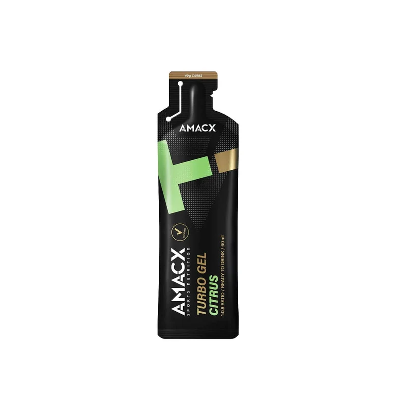 Energiegele Amacx Turbo Gel Zitrus Box 12stk Grün