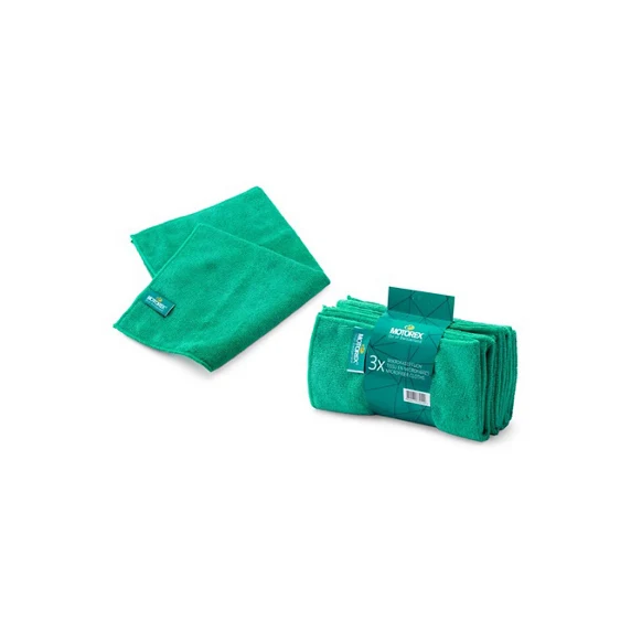 Motorex Mikrofasertücher Set 3 Grün