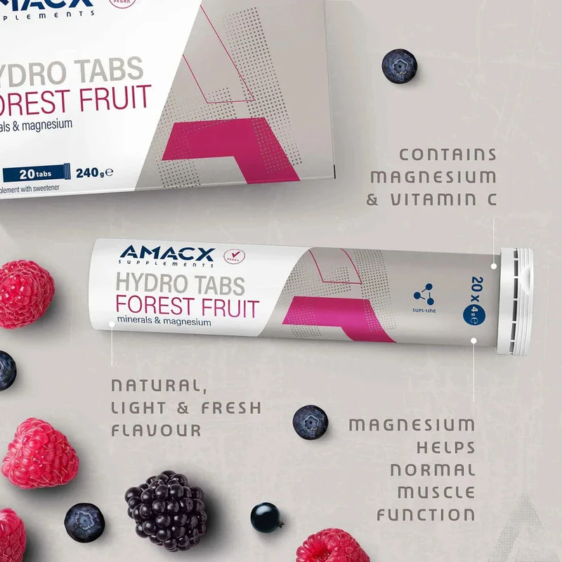 Hydrationstabletten Amacx Hydro Tabs Waldfrüchte Pack 3stk Transparent