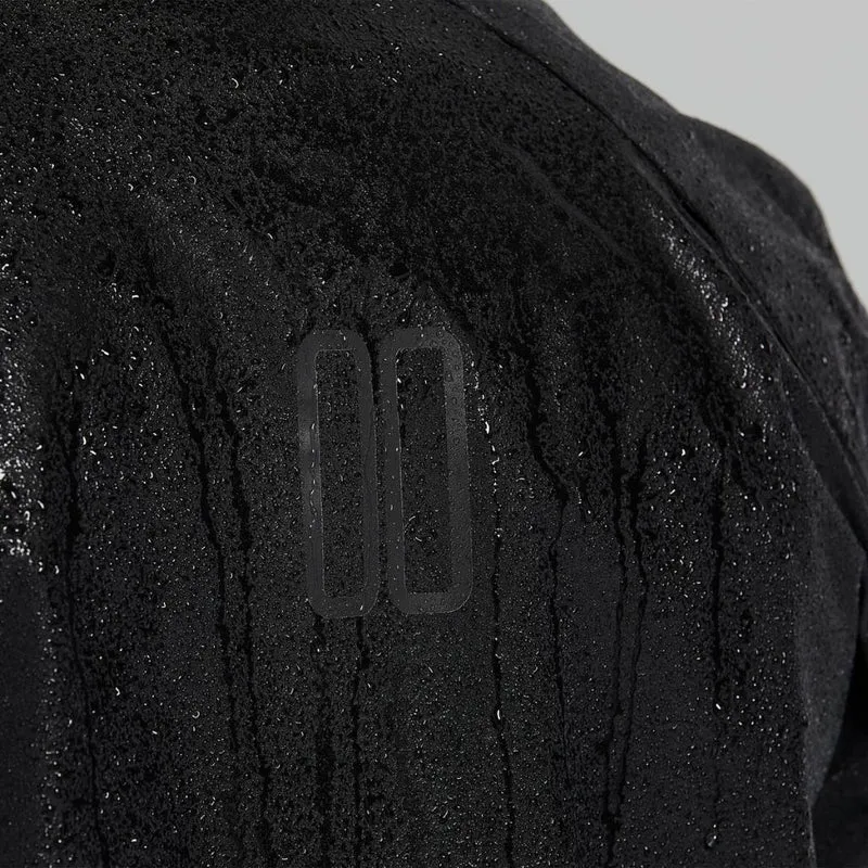 Parka de pluie vélo étanche noir pour hommes Mosse Basil