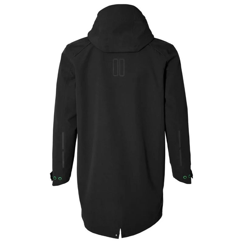 Parka de pluie vélo étanche noir pour hommes Mosse Basil