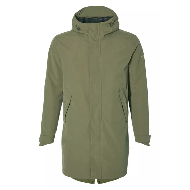Parka de pluie vélo étanche vert olive pour hommes Mosse Basil