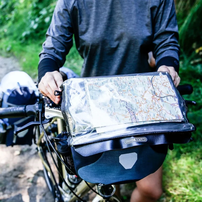 Porte carte Ortlieb pour sacoche de guidon de vélo