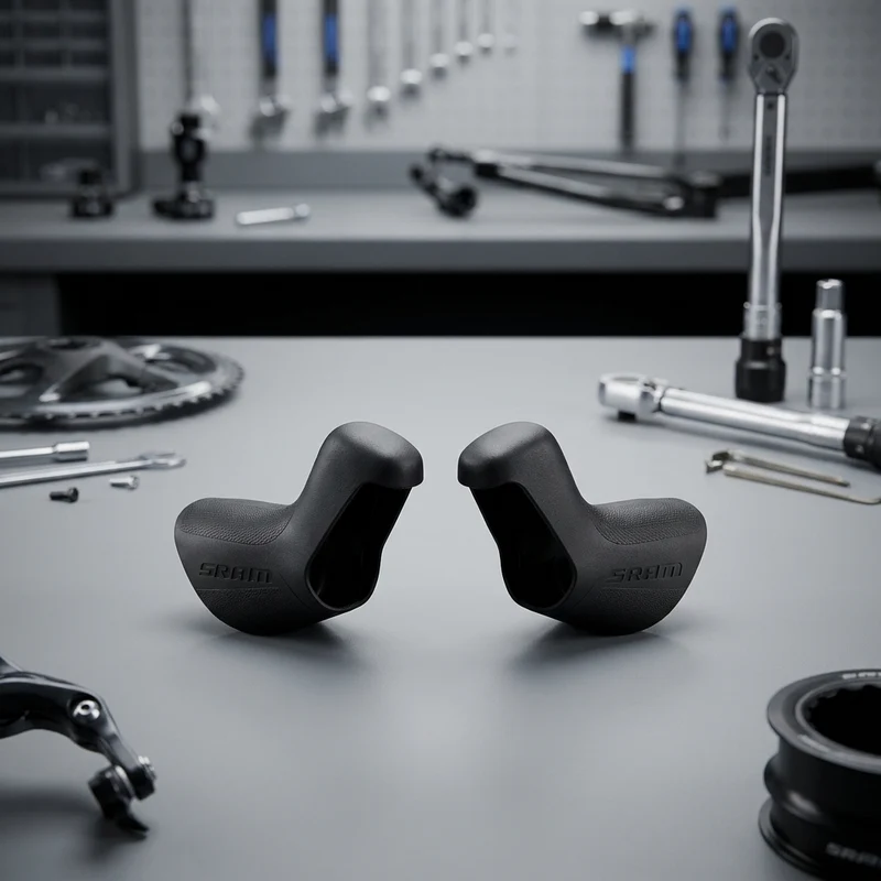 Ersatz-Abdeckungen SRAM Rival AXS E1 schwarz, per Paar, links und rechts