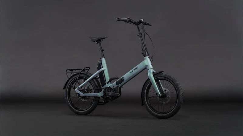 Cube Fold Hybrid Comfort 545 Wh E-Klapprad 20" seagrey´n´reflex one size