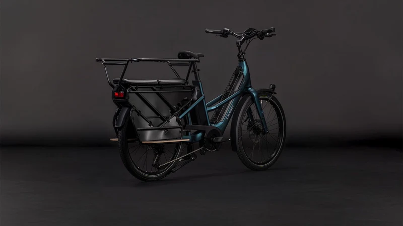 Cube Longtail Hybrid 800 Wh E-Lastenrad 26" royalgreen´n´black one size