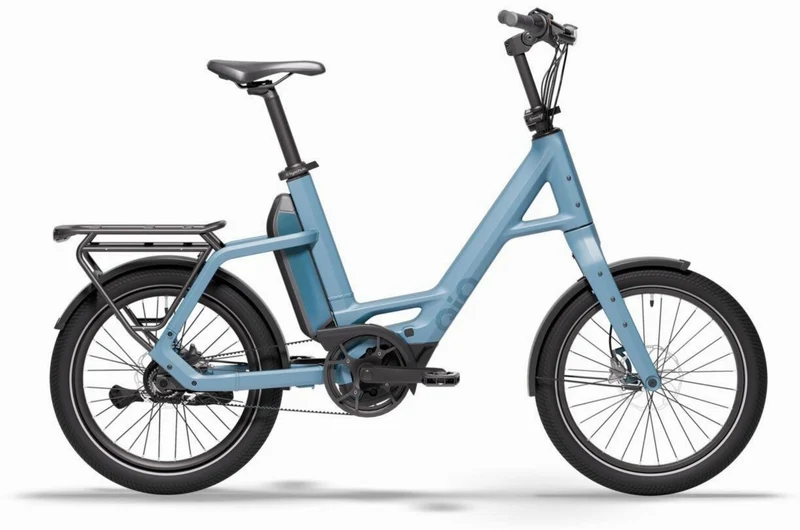 QiO Compact P5 545 Wh E-Kompaktrad 20" retro blue matt 48 cm