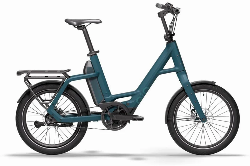 QiO Compact P5 Rücktrittnabe 545 Wh E-Kompaktrad 20" petrol blue matt 48 cm