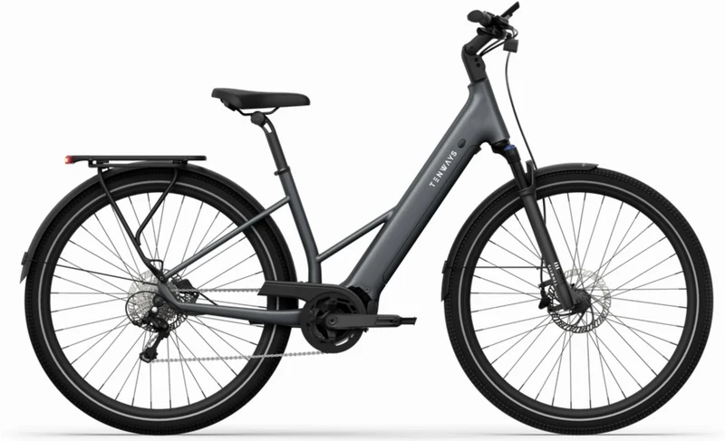 Tenways AGO AIR 560 Wh E-Bike Wave 28" arctic grey 43 cm