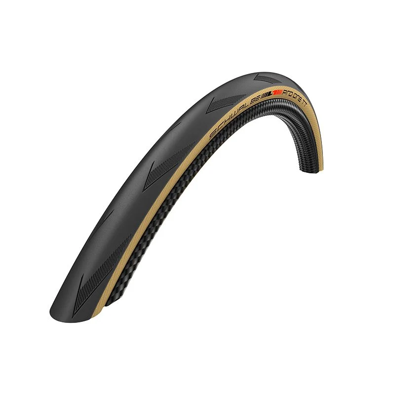 Reifen Schwalbe Pro One TT TLE HS493 Evolution Line Faltbar Schwarz/Braun