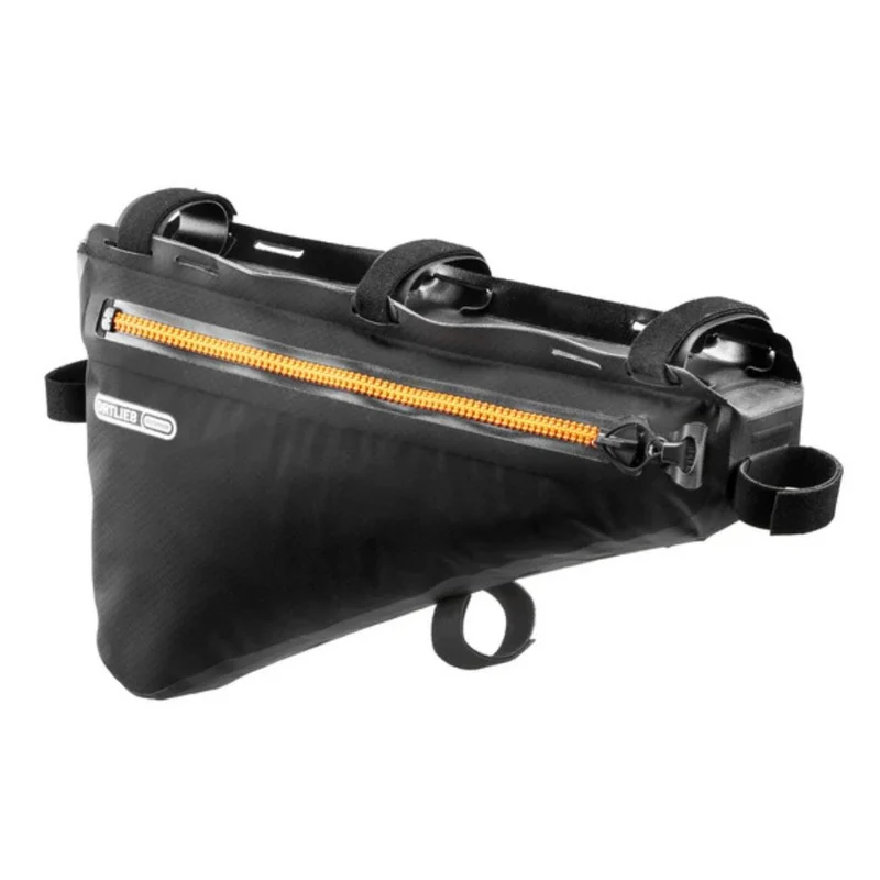 Sacoche de cadre noire bikepacking 6L Ortlieb