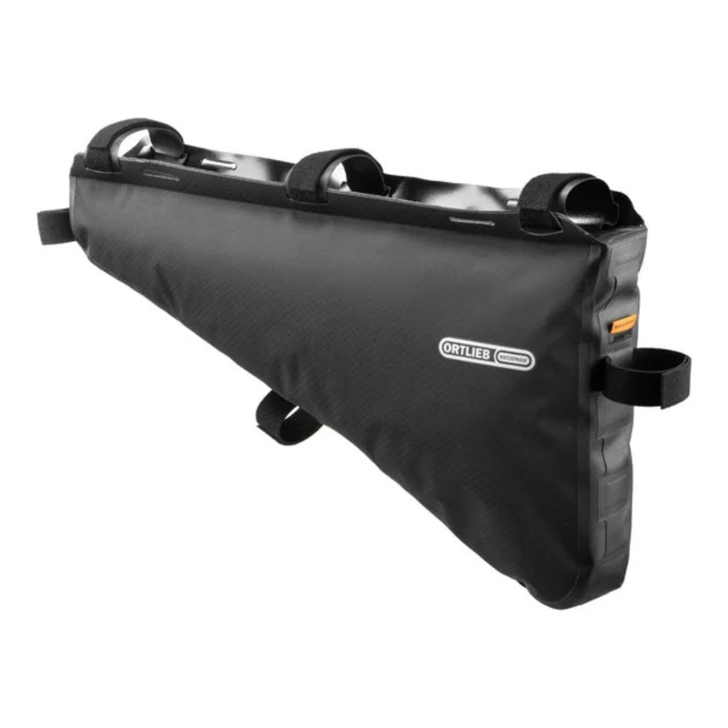 Sacoche de cadre noire bikepacking 6L Ortlieb
